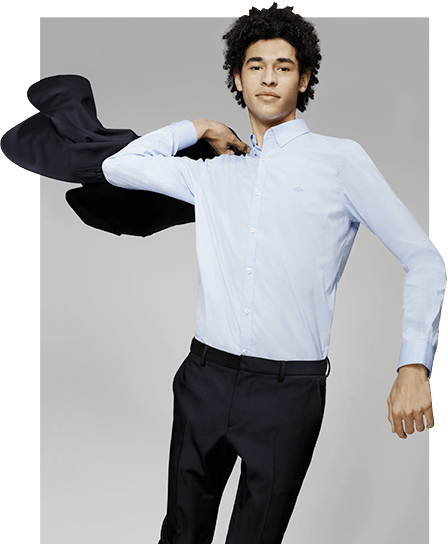 A Men's Wardrobe Classic - Standing (448x544), Png Download