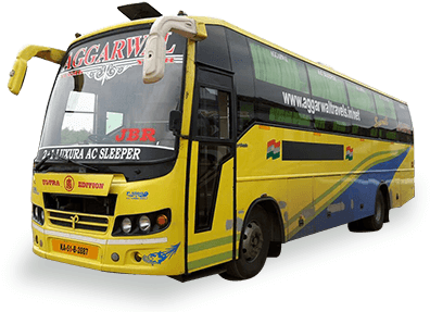 Aggarwal Travels3 - Bus (616x309), Png Download