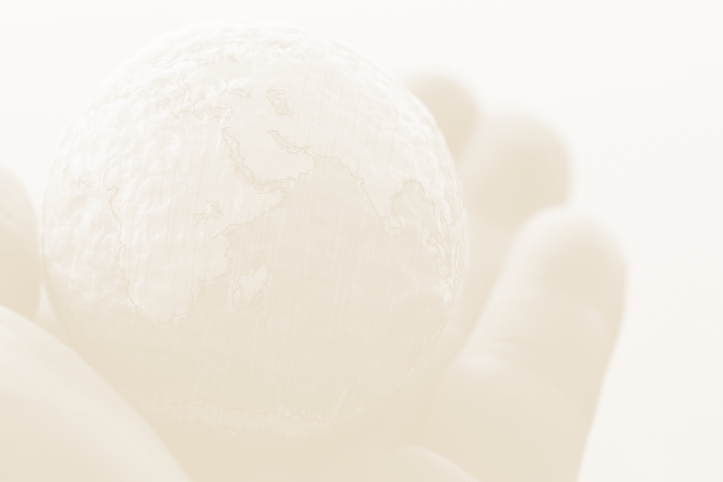 Globe On Hand (2500x1667), Png Download