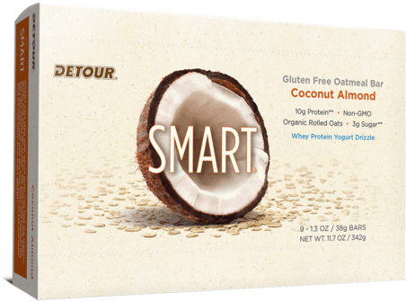 Coconut Almond - Detour Smart Gluten Free Oatmeal Bar, Coconut Almond, (480x480), Png Download
