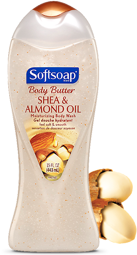 Wow Your Senses - Softsoap Shea And Almond (472x500), Png Download