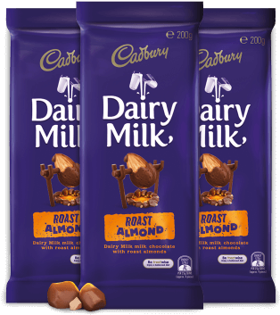 Dairy Milk Roasted Almond (380x360), Png Download