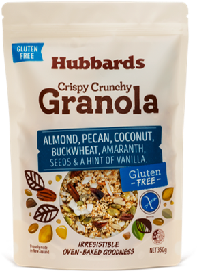Gluten Free Almond, Pecan & Coconut - Hubbards Granola (444x508), Png Download