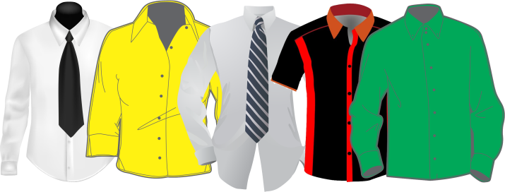 Formal Shirts, Custom Short Sleeve Shirts, Shirt Uniforms - Shirt (715x272), Png Download