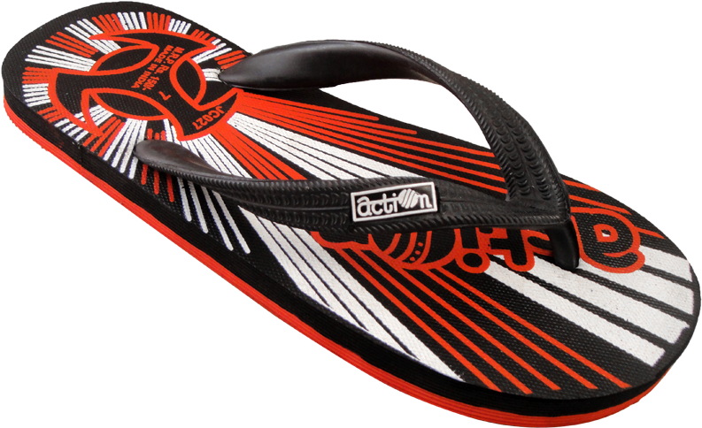 Hawai Jc027 - Gents Printed Hawai Chappal (800x625), Png Download