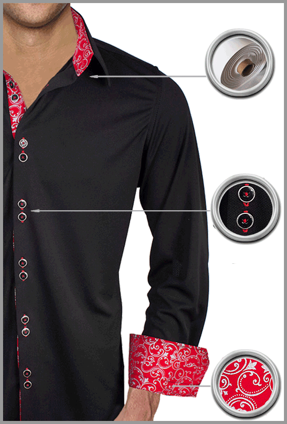 Double Woven Super Crisp Interfacing - Men Dress Shirt Modern (562x831), Png Download