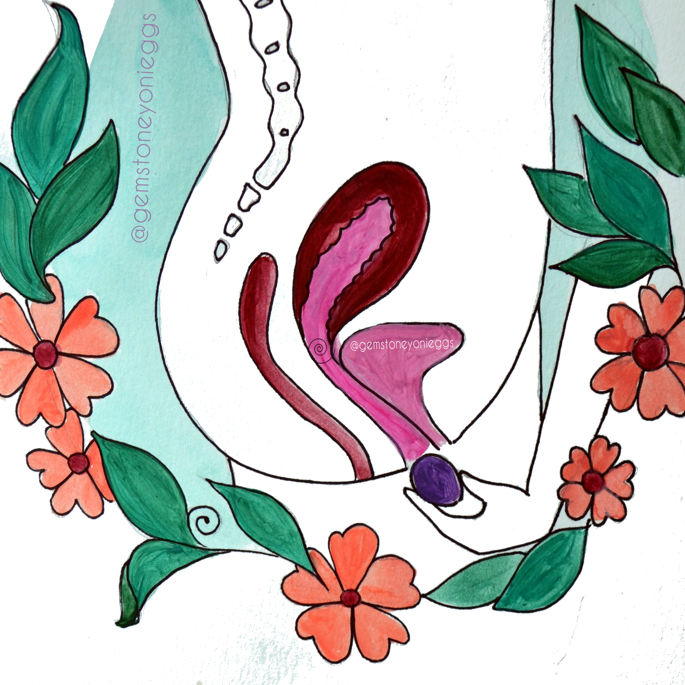 How To Spiritually Cleanse And Insert Yoni Egg - Insert A Yoni Egg (2400x2400), Png Download