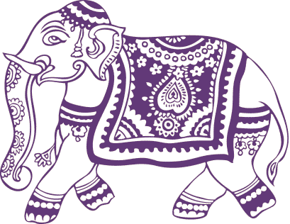 Make An Indian Feast - Indian Elephants Clip Art (409x316), Png Download