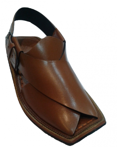 Peshawri Chappal For Men Brown Scm56 - Peshawari Chappal (500x500), Png Download