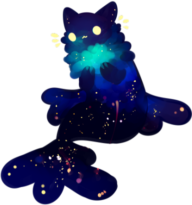 Mercat - Black Cat (500x451), Png Download