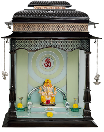 Teak Wooden Temples - Creata Mandir Nagpur Maharashtra (367x500), Png Download