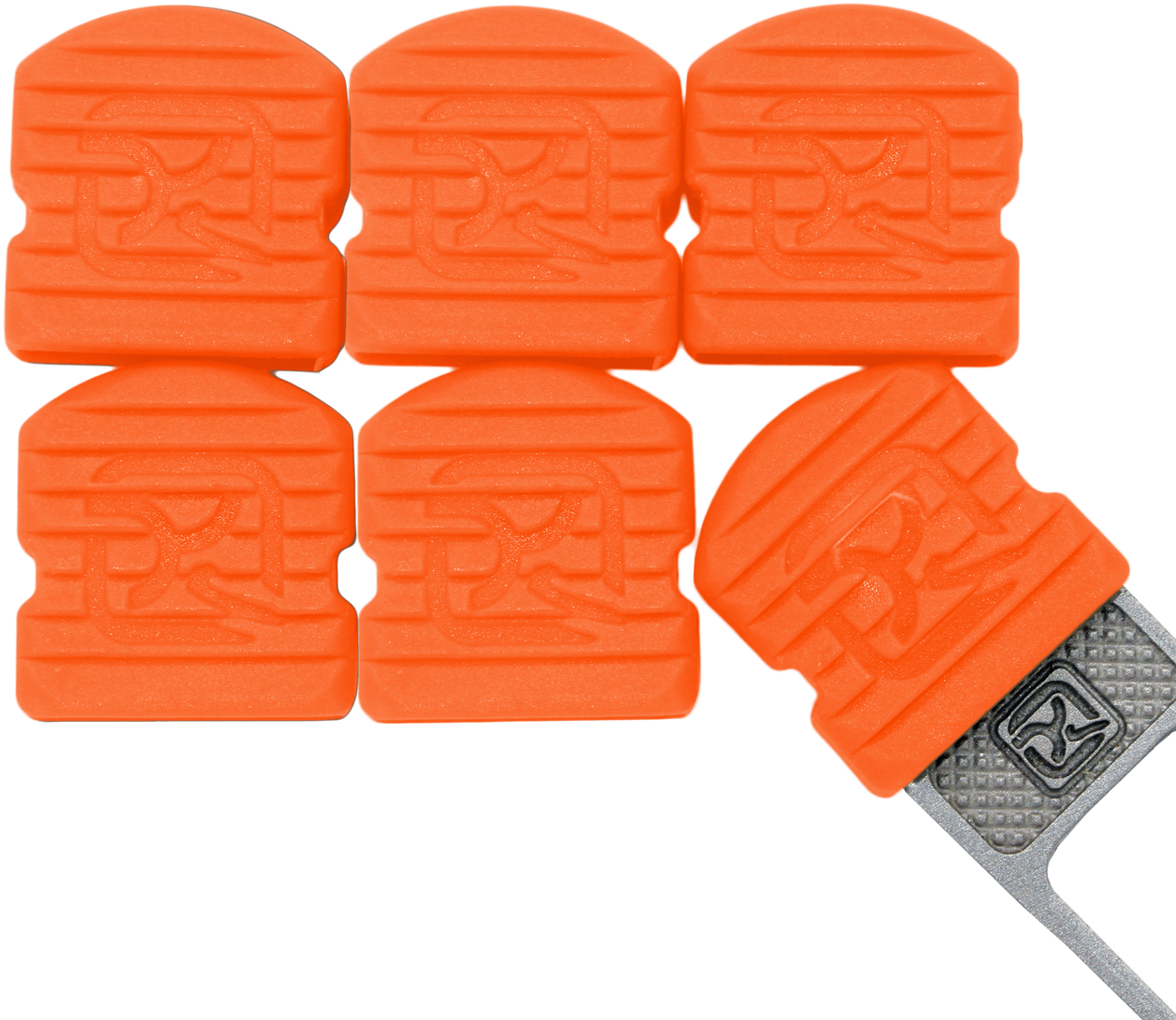 6 Orange Caps For Use With Phone Cases - Klecker Knives Llc (1280x1280), Png Download