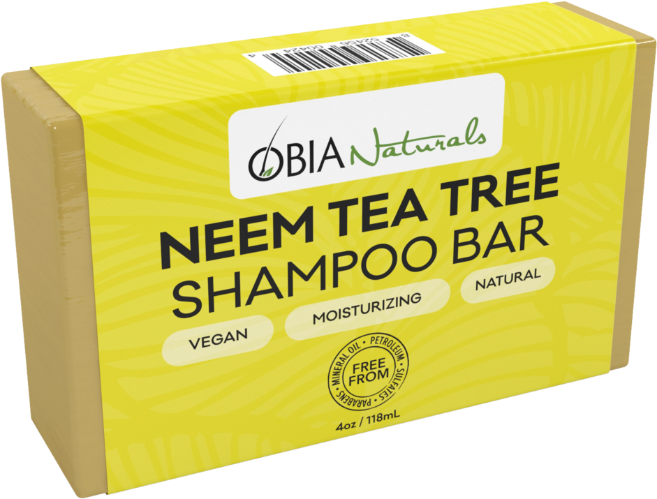 Obia Naturals Neem Tea Tree Shampoo Bar 4oz - Obia Naturals Coconut Shea Shampoo Bar 4 Oz (1024x1024), Png Download