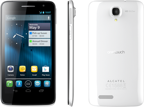 Alcatel One Touch Scribe Hd-2 - Alcatel One Touch 8008x (519x396), Png Download