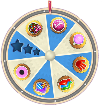 Secondary Daily Booster Wheel Drawing - Candy Crush Saga (374x378), Png Download