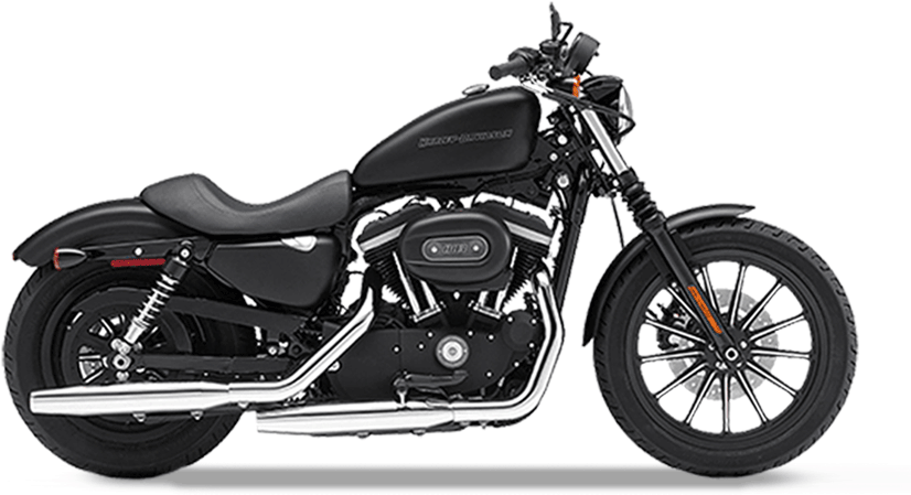 Iron - Harley Davidson 883 (869x500), Png Download