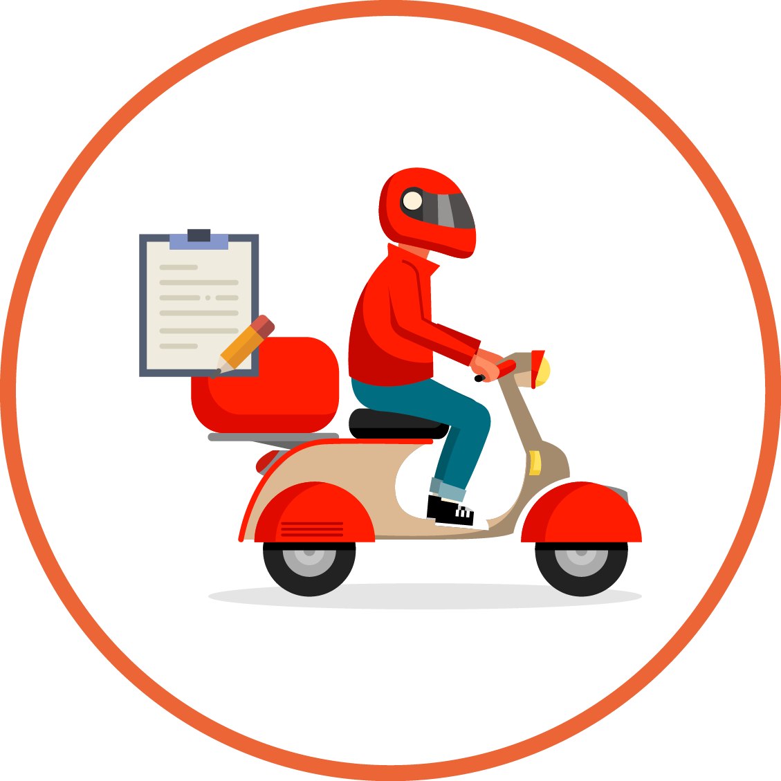 Delivery Clipart Delivery Order ~ Frames ~ Illustrations - Delivery Note Cartoon (1129x1129), Png Download