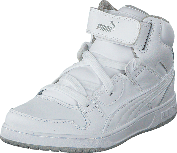 Puma Puma Rebound Street L Jr White White 54363 02 - Puma Rebound Street L Vit (705x608), Png Download