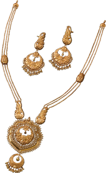 Bashona Bagan - Necklace (550x550), Png Download