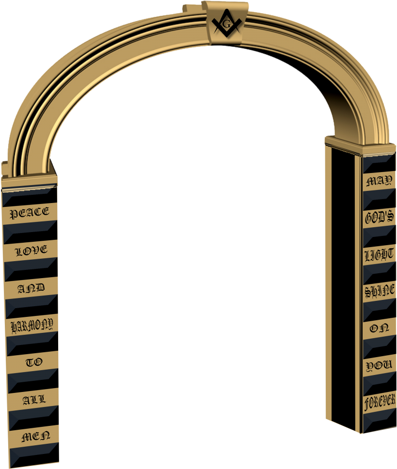 Collection Of Free Arched Masonic Download On - Clip Art (1000x1000), Png Download