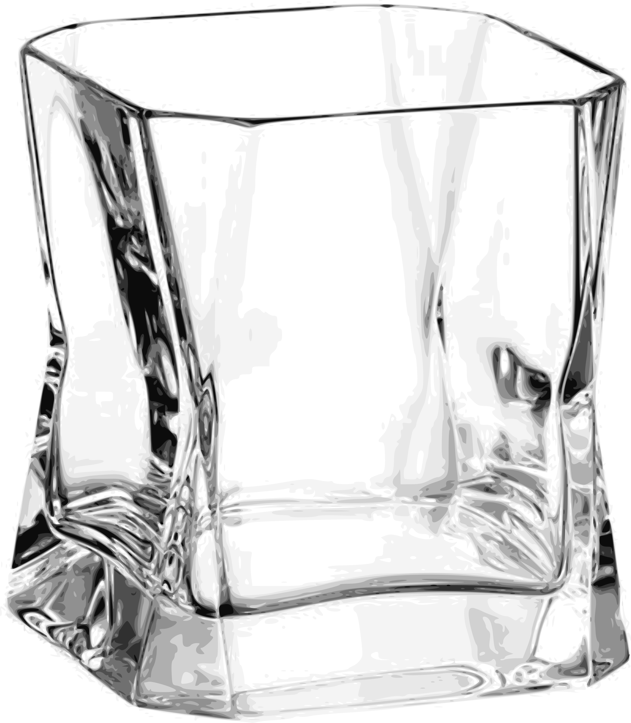 3d Glasses Transparent Background Download - Cibi Double Old Fashion (2096x2400), Png Download