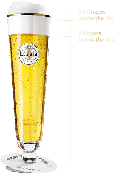 Leave The Glasses On The Draining Board To Dry On The - Perfectly Poured Beer (720x699), Png Download