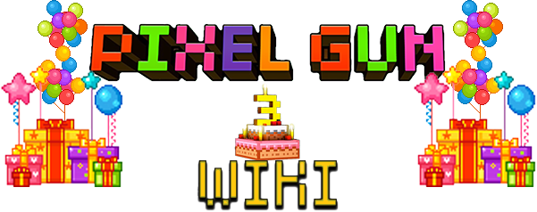 Pixel Gun Birthday Logo - Wiki (601x238), Png Download