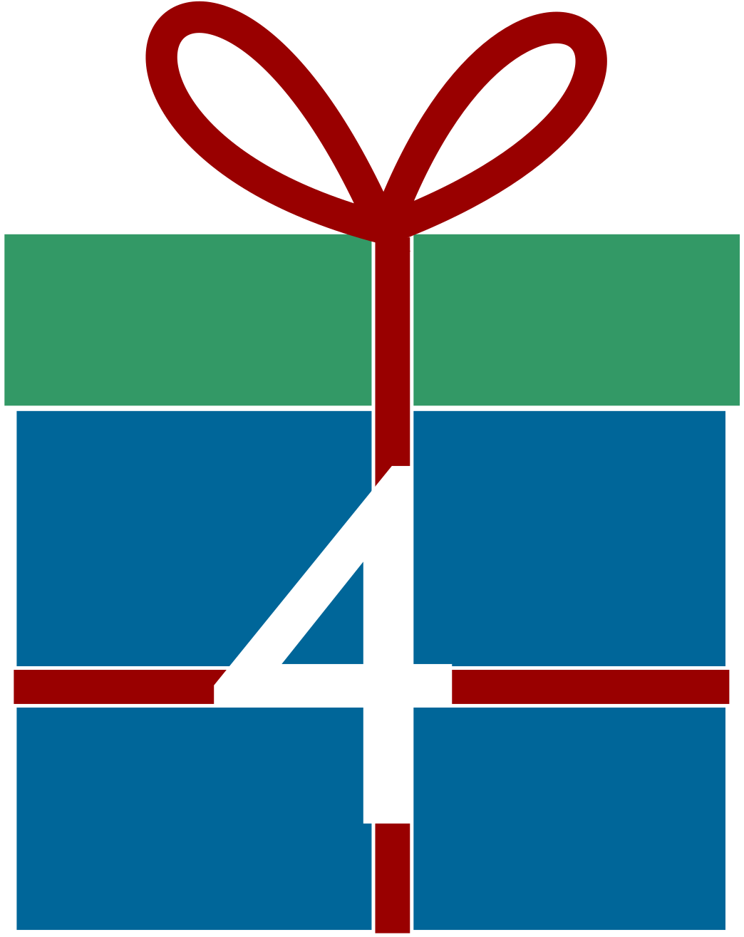 Logo Fourth Wikidata Birthday Cropped - Cross (1408x1412), Png Download