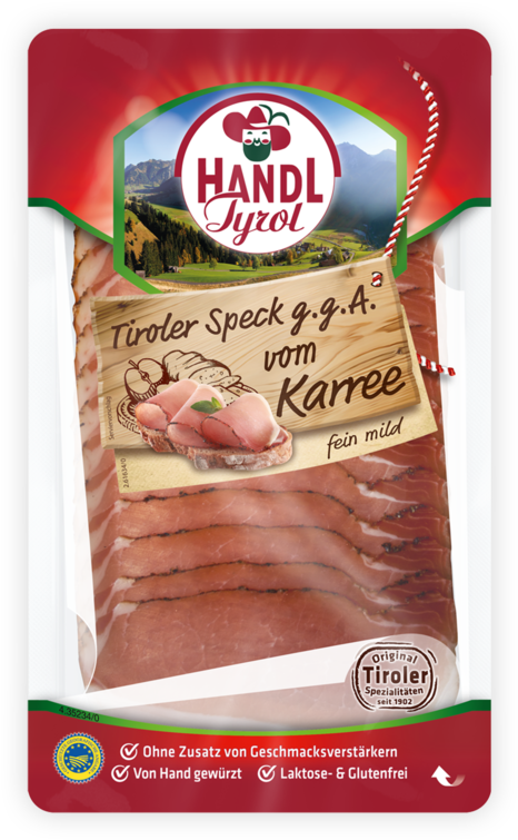 Tiroler Speck Pgi Loin 80g Handl Tyrol - Tiroler Speck (700x840), Png Download