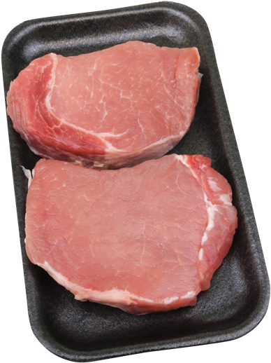 Pork Loin Rib Eye Chop - Rib Eye Steak (448x600), Png Download