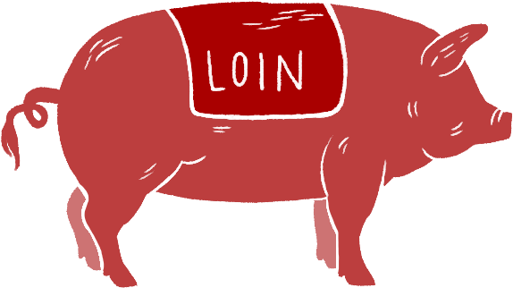 Loin Box - Pork (600x400), Png Download
