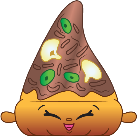 Veronica Veggie Pizza Ct Art - Shopkins Veronica Veggie Pizza (576x495), Png Download