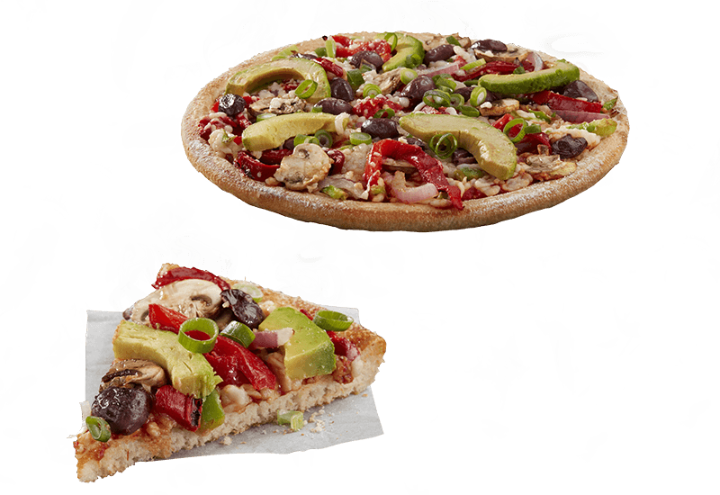 Avocado Veg - Dominos Fire Roasted Peppers (800x550), Png Download