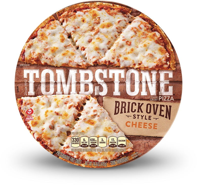 Tombstone Brick Oven Cheese Pizza - Tombstone Brick Oven Style Thin Crust Sausage (780x779), Png Download