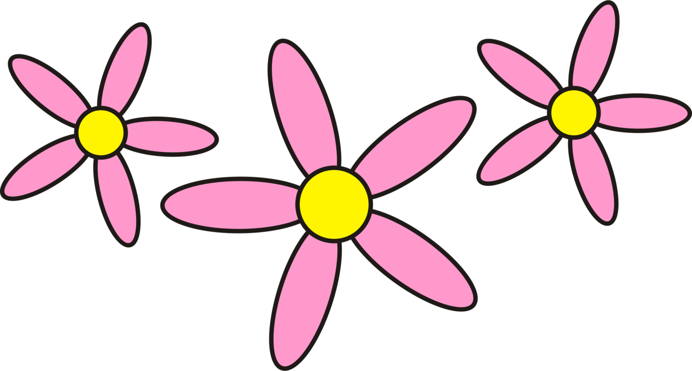 Petal Pink Flowers Floral Design Rose - Pink Flower Flower Clip Art (635x340), Png Download