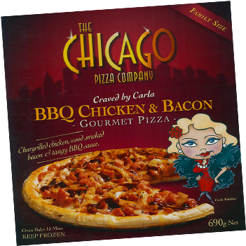 Pizza - Barbecue Chicken (359x360), Png Download