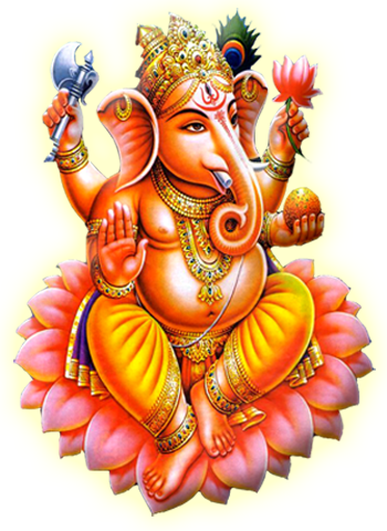 Ganpati - God Ganesh Png (350x480), Png Download