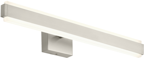 Tiffin 24 Bath Satin Nickel 2700k 90 Cri Led 90 Cri - High-cri Led Lighting (480x480), Png Download