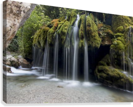 Capelli Di Venere Waterfalls Canvas Print - Cascate Di Salerno (429x344), Png Download