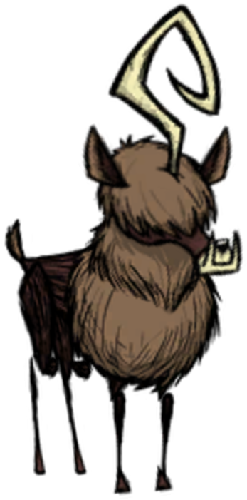 No-eyed Deer Horned 2 - Don T Starve No Eyed Deer (385x710), Png Download