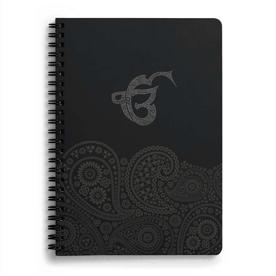 Dailyobjects Ek Onkar A5 Notebook Plain Buy Online - Preppy Watercolor Paisley Custom Cosmetic Bag (900x900), Png Download