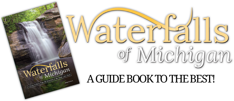 Waterfalls Of Michigan Guide Book - Waterfalls Of Michigan: Your Guide To The Most Beautiful (796x344), Png Download