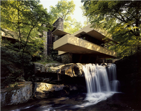 Waterfalls To Live Under - Frank Lloyd Wright's Fallingwater By Donald Hoffmann (809x460), Png Download