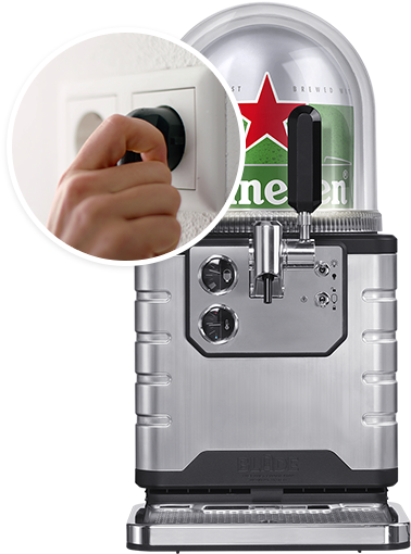 V2hotspot Step 1 Mobile - Heineken Blade (550x530), Png Download