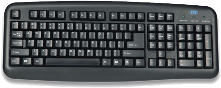 Tvs Computer Keyboard Best Price In Ahmedabad - Tvs Keyboard (500x500), Png Download