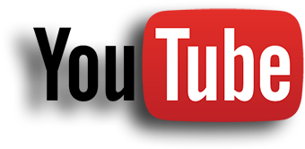 Youtube Logo Full Color2 - 0.08 Ct. Diamond Pear Drop Stud Earrings White, Yellow, (696x289), Png Download