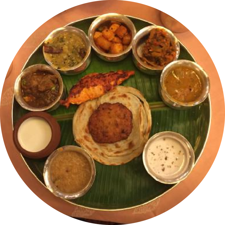 Non Veg Thali - Non Veg Thali Png (750x750), Png Download
