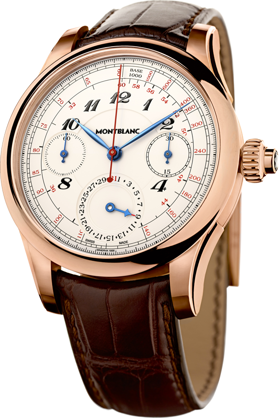 Watch - Montblanc Star Chronograph Automatic 106468 (568x850), Png Download