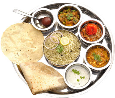 Dalchini Veg Thali - Veg Thali Images Hd (400x400), Png Download