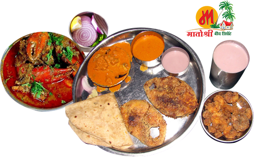 Matoshri Beach Resort Tarkarli - Non Veg Thali Png (521x322), Png Download